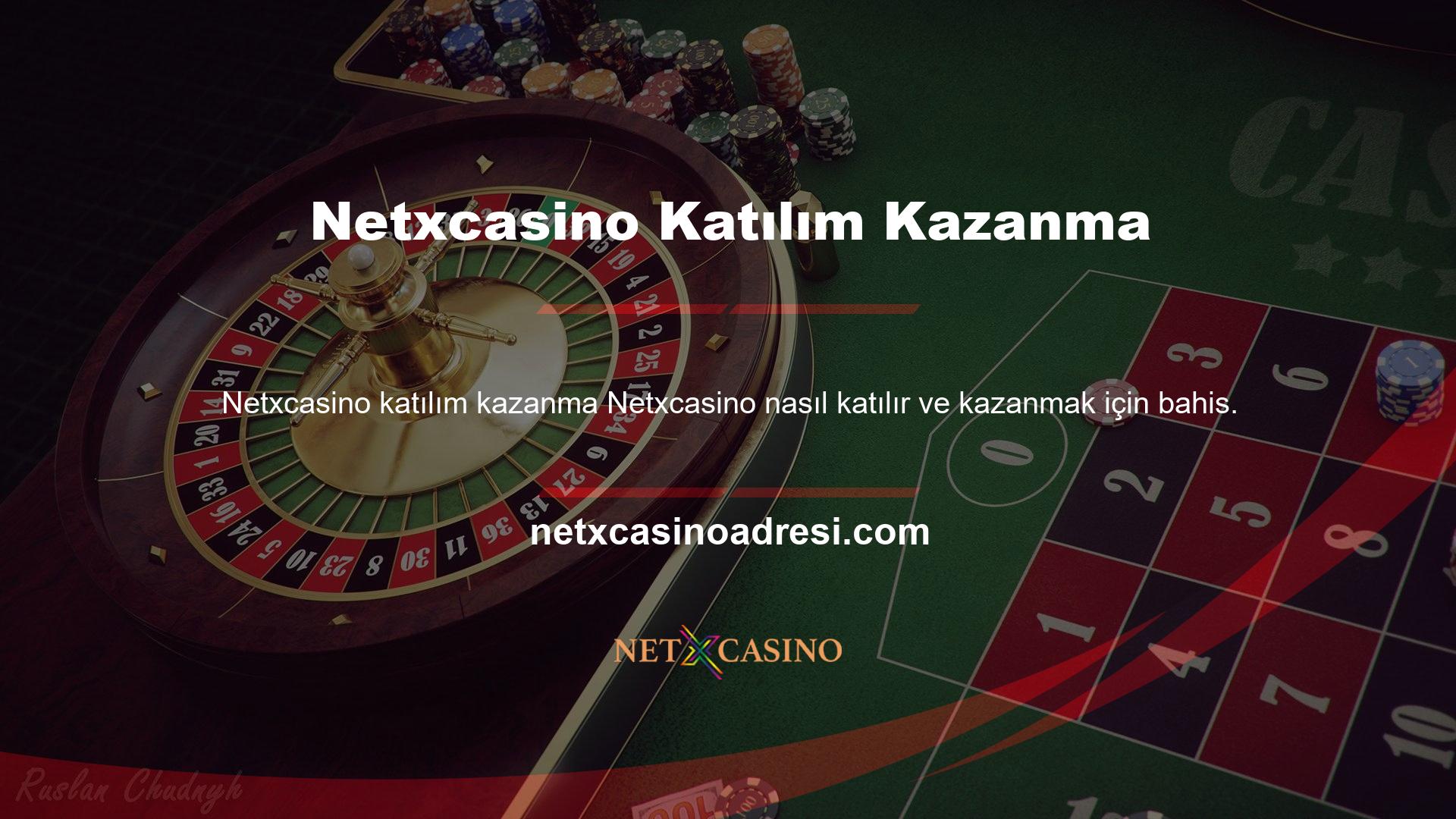 Netxcasino giriş yapılır