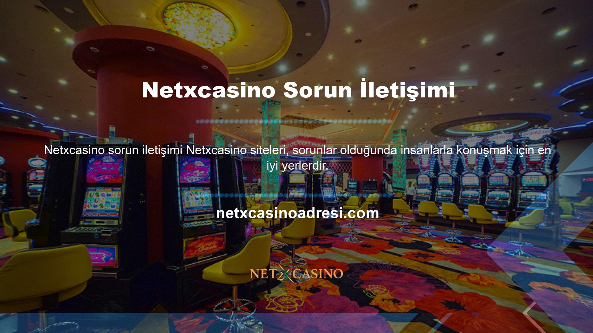 Netxcasino sitesi diğer bahis sitelerine benziyor ve bazı insanlar bununla ilgili sorunlar yaşayabilir, ancak çoğu ciddi değildir ve yakında gidecek